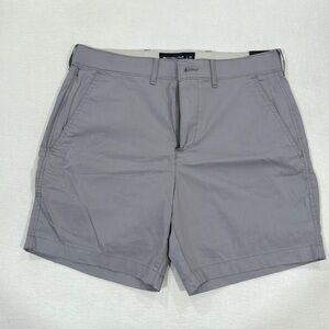 Abercrombie and Fitch Grey Shorts 7” NWT